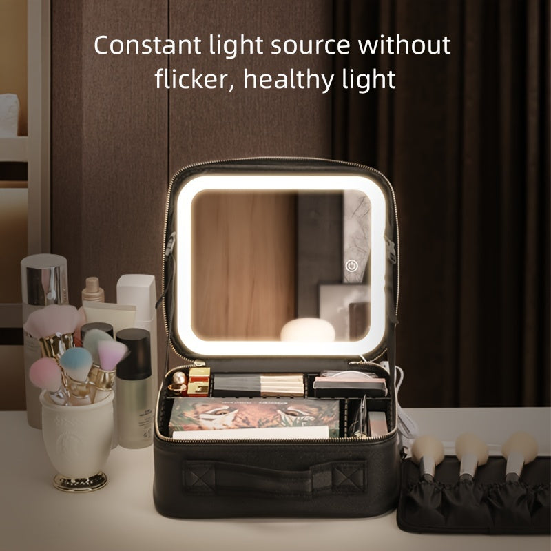 Elegant USB Rechargeable Makeup Bag
