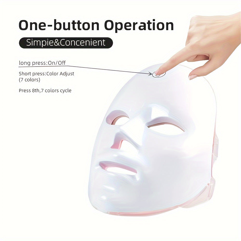 7-Color LED Facial Mask