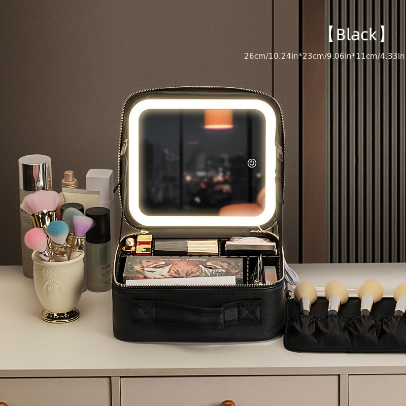 Elegant USB Rechargeable Makeup Bag