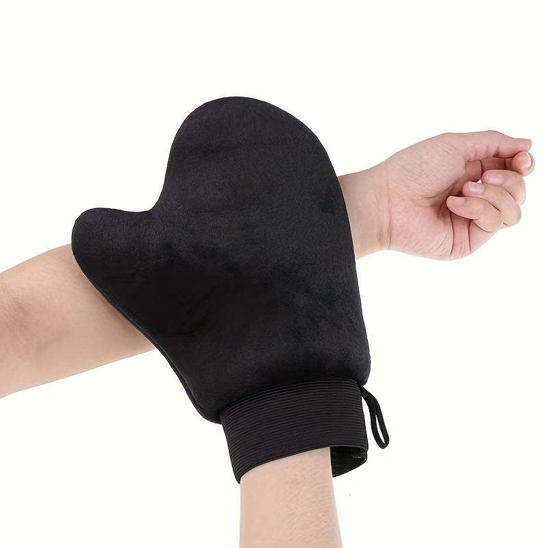 Black Beauty Self-Tanning Mitt with Thumb Loop